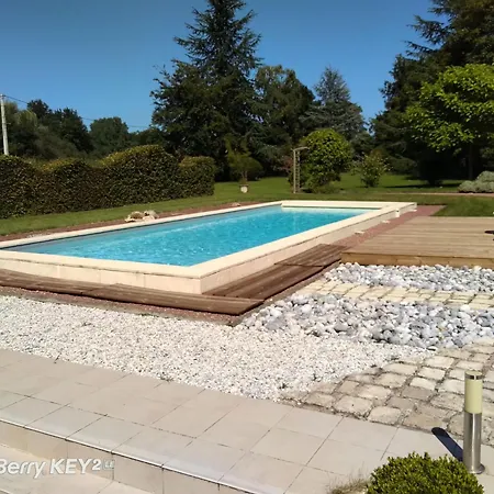 Champetre Avec Piscine Chauffee, Cheminee, Et Terrasse En Plein Sud - Fr-1-410-131 Tatil Evi *